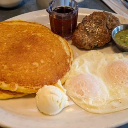 Cornmeal pancakes Cornmeal pancakes