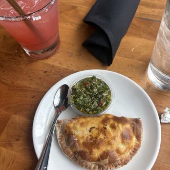 La Masa Empanada Bar - Jerk chicken empanada, chimichurri sauce - Empanadas Near Me - Milwaukee, Wisconsin