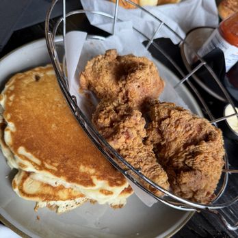 Blvd Bistro - Chicken And..... Buttermilk Pancakes - American Near Me - New York, New York