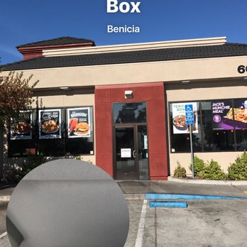 Jack in the Box - Front of building..  plenty of parking and connected to Texaco - Fast Food Near Me - Benicia, California