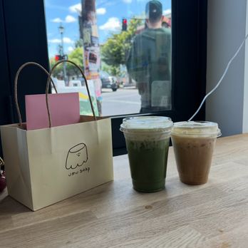 Mémoire Cà Phê - Pandan matcha & Salted cream coffee - Vietnamese Near Me - Portland, Oregon
