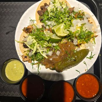 Tap N Taco - Carne, Al Pastor and Chicken tacos! All so delicious and the red sauce is outstanding! - Tacos Near Me - Rio Rancho, New Mexico Tap N Taco - Carne, Al Pastor and Chicken tacos! All so delicious and the red sauce is outstanding! - Tacos Near Me - Rio Rancho, New Mexico