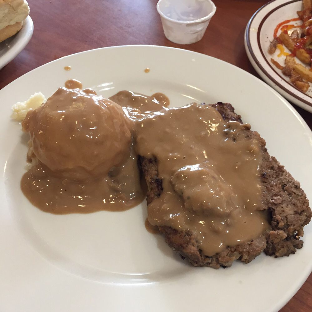 Sallie's Country Kitchen - a plate of meat and gravy - New American Near Me - Nichols, New York Sallie's Country Kitchen - a plate of meat and gravy - New American Near Me - Nichols, New York