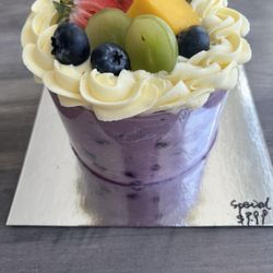 Gâteau Brise - Blueberry cream cheese chiffon cake