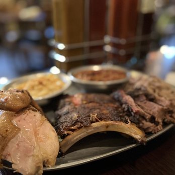 Smoke On the Water - Combo Plate w/ chicken, ribs, brisket, & pulled pork - Barbeque Near Me - Greenville, South Carolina Smoke On the Water - Combo Plate w/ chicken, ribs, brisket, & pulled pork - Barbeque Near Me - Greenville, South Carolina