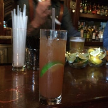 Press & Pony - The designer cocktail I ordered. Rum and their hand crafted tonic. So good!! - Cocktail Bars Near Me - Boise, Idaho