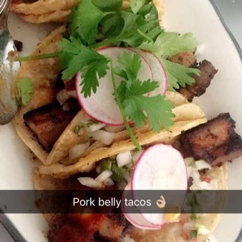 Superica Avalon - Pork belly tacos "Al pastor" cooked to perfection so yummy!! - Tex-Mex Near Me - Alpharetta, Georgia