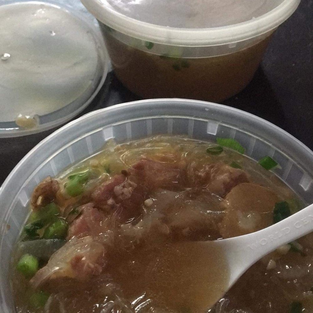 It's chicken sotanghon soup I love it I would definitely coming back for this soup It's chicken sotanghon soup I love it I would definitely coming back for this soup