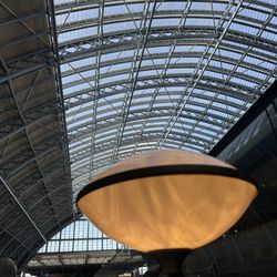 Searcys St Pancras Restaurant and Champagne Bar - View of kings cross ceiling