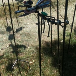 Flint Art Fair - Handcrafted lawn sculpture.