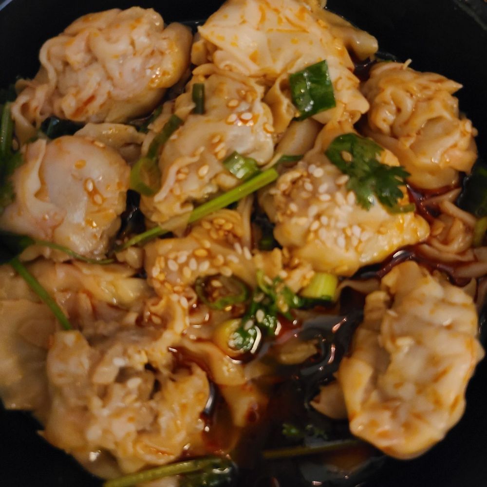 WEI Authentic Chinese - Sichuan Chili Wontons. They literally melt in your mouth! - Cantonese Near Me - Buford, Georgia WEI Authentic Chinese - Sichuan Chili Wontons. They literally melt in your mouth! - Cantonese Near Me - Buford, Georgia