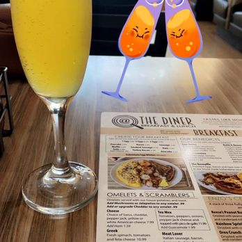 @ The Diner - Citrus peach mimosa - Breakfast & Brunch Near Me - Orlando, Florida @ The Diner - Citrus peach mimosa - Breakfast & Brunch Near Me - Orlando, Florida
