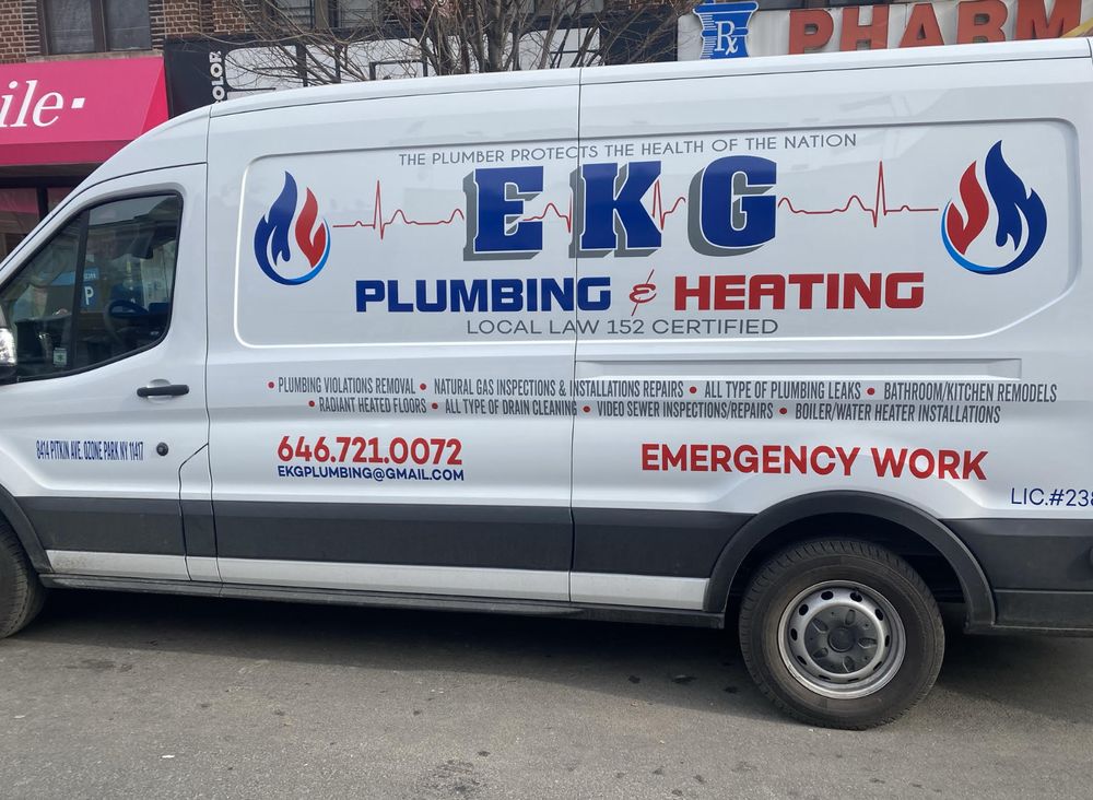 Slide of EKG Plumbing and Heating