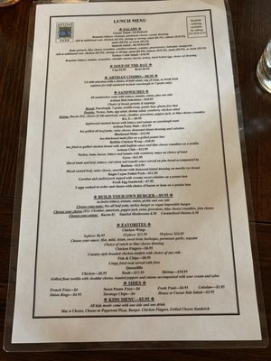 Menu photo 2 Artisan Park Club Celebration, FL