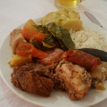 Restaurante Tony's - Cozida (stew) for 1, enough food for 2. - Portuguese Near Me - Furnas, 20 Restaurante Tony's - Cozida (stew) for 1, enough food for 2. - Portuguese Near Me - Furnas, 20