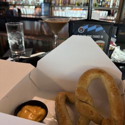 Pretzel and Espresso martini