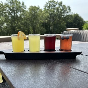 The River Tap & Grill - Mimosa flight - American Near Me - Hollis, Maine