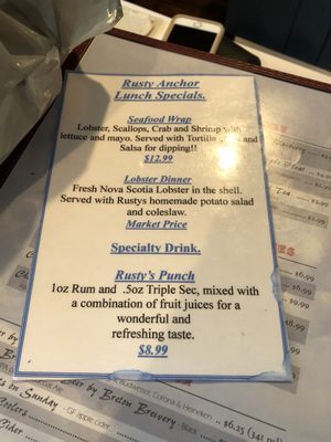 Menu photo 5 Rusty Anchor Restaurant Pleasant Bay, NS Menu photo 5 Rusty Anchor Restaurant Pleasant Bay, NS