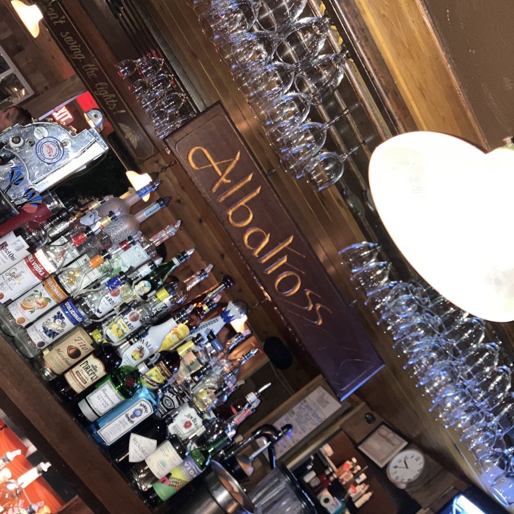 a view of a bar