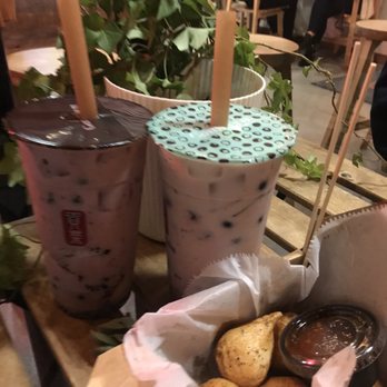 Gong Cha - Blueberry milk tea and Golden Fishballs - Coffee & Tea Near Me - Cerritos, California Gong Cha - Blueberry milk tea and Golden Fishballs - Coffee & Tea Near Me - Cerritos, California