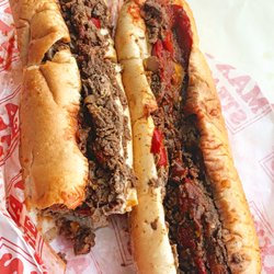 Max's Steaks - Whole Pepper Cheesesteak (onions, hot peppers, salt, pepper, ketchup)