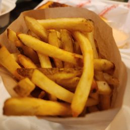Full bag of fries Full bag of fries