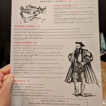 Goa Indian Farm Kitchen - The lunch menu - Indian Near Me - Toronto, Ontario