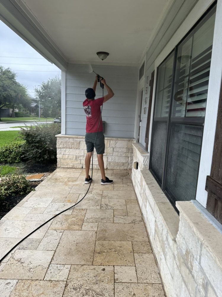 Slide of V & A Pressure Washing Pros