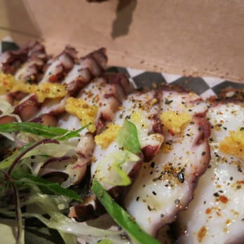 Aburaya - Tako Carpaccio $9 - Izakaya Near Me - Oakland, California