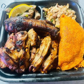 Red Rice - Hafa Adai plate! - Barbeque Near Me - Las Vegas, Nevada