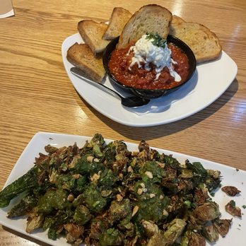 Cooper’s Hawk Winery & Restaurant - Crispy Brussels Sprouts & meatballs - New American Near Me - Lee's Summit, Missouri
