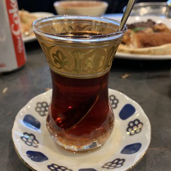 Ishtar Restaurant - Complimentary tea - Halal Near Me - Sterling Heights, Michigan