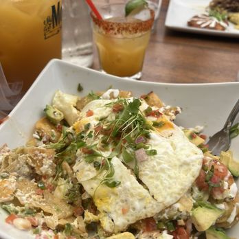 Untamed Spirits - Chilaquiles from the trial brunch menu (didn't make the final cut) + pitcher of margaritas - Bars Near Me - Los Angeles, California Untamed Spirits - Chilaquiles from the trial brunch menu (didn't make the final cut) + pitcher of margaritas - Bars Near Me - Los Angeles, California
