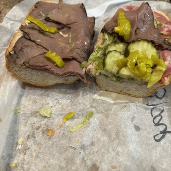 D'Elia's Grinders Eastside - Supposed to be extra Roast Beef and Capcola. - Sandwiches Near Me - Riverside, California