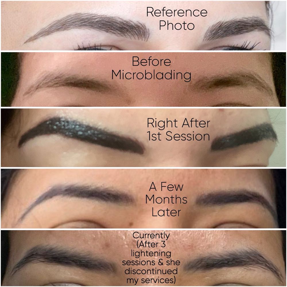 Illuminated Skincare - Eyebrow Microblading Progression - Skin Care Near Me - Rocklin, California Illuminated Skincare - Eyebrow Microblading Progression - Skin Care Near Me - Rocklin, California