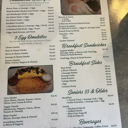 The Falls Club - Menu Breakfast