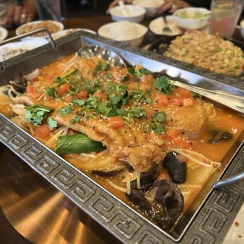 Spicy J's - Kao Yu w/ Flounder and Tomato Broth - Szechuan Near Me - Fresno, California Spicy J's - Kao Yu w/ Flounder and Tomato Broth - Szechuan Near Me - Fresno, California