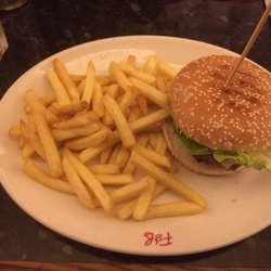 Cold burger & fries