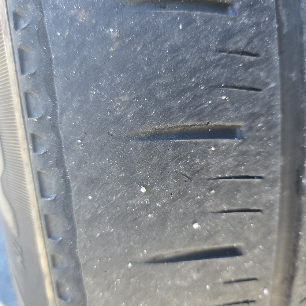 Better Collision - Front tire 6 months, both of them look like this. - Body Shops Near Me - Moncks Corner, South Carolina