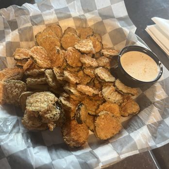 Rogers Roundhouse - FRIED PICKLES - Beer Gardens Near Me - Fort Worth, Texas