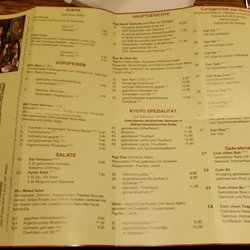 Kyoto Sushi & Wok - Speisekarte 1/2