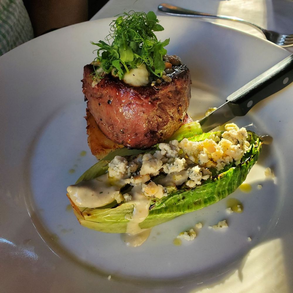 Parc Bistro - Filet with blue cheese - French Near Me - Skippack, Pennsylvania Parc Bistro - Filet with blue cheese - French Near Me - Skippack, Pennsylvania