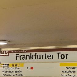 U-Bhf. Frankfurter Tor