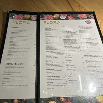 Flora - Menu - Mexican Near Me - Albuquerque, New Mexico