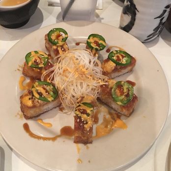 Niko Niko - Crispy fried rice with spicy tuna on top with there house sauce... - Japanese Near Me - Cerritos, California Niko Niko - Crispy fried rice with spicy tuna on top with there house sauce... - Japanese Near Me - Cerritos, California