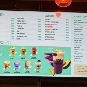 Mustache Milk Tea - menu - Bubble Tea Near Me - Shoreline, Washington Mustache Milk Tea - menu - Bubble Tea Near Me - Shoreline, Washington