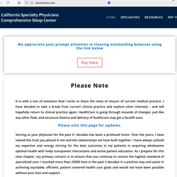 California Specialty Physicians - Business closed