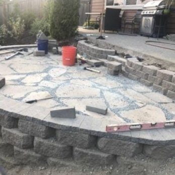 Tellez Landscape - a patio being built - Junk Removal & Hauling Near Me