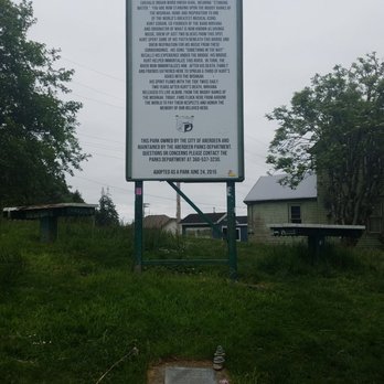 Kurt Cobain Memorial Park - Signage and statues at location. - Parks Near Me - Aberdeen, Washington