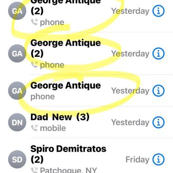 Cottage Antiques and Crafts - Proof of George, owner called me threatening/harassing that he will Call The police & his lawyer as revenge for my negative review - Arts & Crafts Near Me - Allentown, Pennsylvania